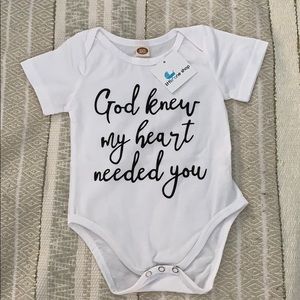 Onesie. NWT great gift for a rainbow baby!